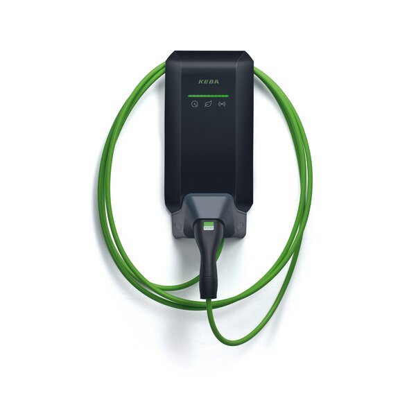 Keba Wallbox P40 black 11kW 6m RFID MID