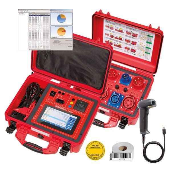 Benning Gerätetester Set ST760+ Set und MA4 AllinOne
