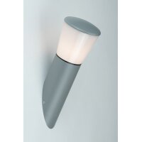 Böhmer Wandleuchte LB24 1xE27 opal Glas silber...