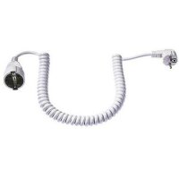 Bachmann Spiralleitung H05VV-F 3G1,5qmm L: 4,0m ws CEE7/7