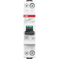 ABB FI/LS-Schalter DS301CA-B6/0,03 6kA 1P+N B6A 30mA
