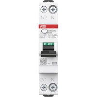 ABB FI/LS-Schalter DS301CA-B10/0,03 6kA 1P+N B10A 30mA