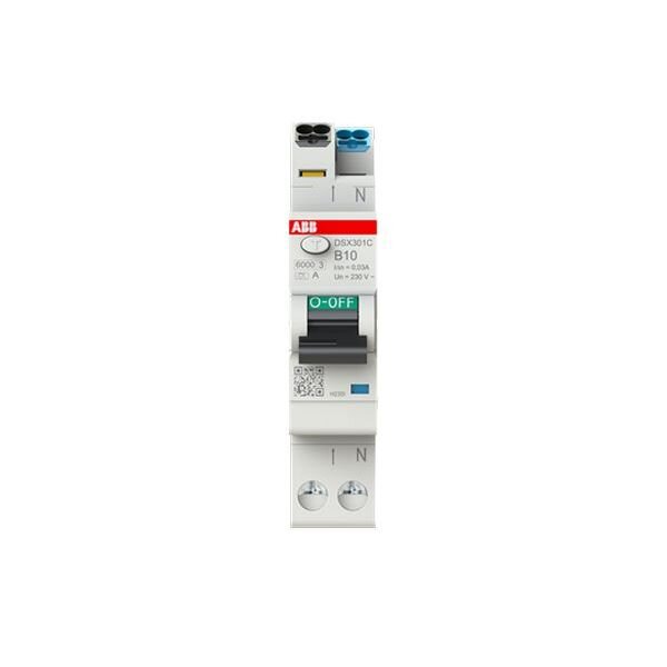 ABB FI/LS-Schalter DSX301CA-B10/0,03 1 TE 6kA1P+N AB10 30mA