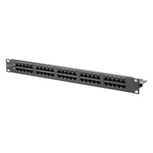 METZ Telefonpatchpanel UAE 50X8(4) Cat.3 19" 1HE schwarz