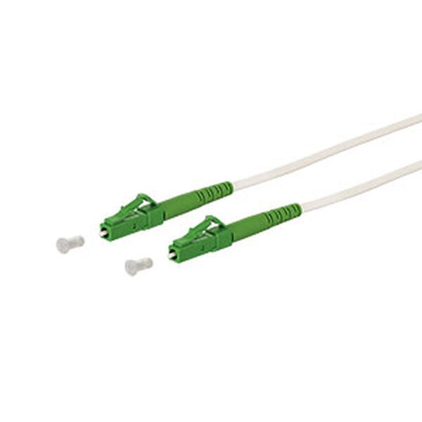METZ Patchkabel OpDAT LC APC/LC APC OS2 weiß 10,0m