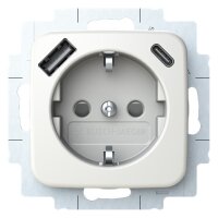 Busch-Jaeger USB-Steckdose SCHUKO 20 EUCB2USBAC-214 A+C