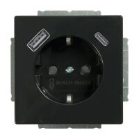 Busch-Jaeger USB-Steckdose SCHUKO 20 EUCB2USBAC-81 A+C