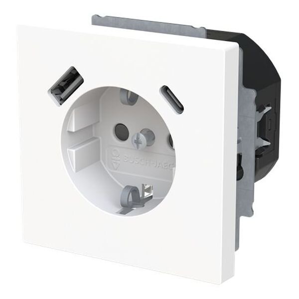 Busch-Jaeger Steckdose SCHUKO 20 EUCB2USBAC-44G USB-A+C Safety+