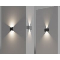 CMD LED-Wandleuchte LB24 9W 910lm 3000K IP65 anthrazit