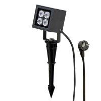 CMD LED-Gartenstrahler LB24 4x2W 40° warmweiß...