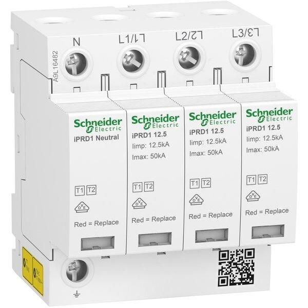 SCHN Kombiableiter Typ 1+2 Acti9 iPRD1 12.5r 3P+N 400V AC