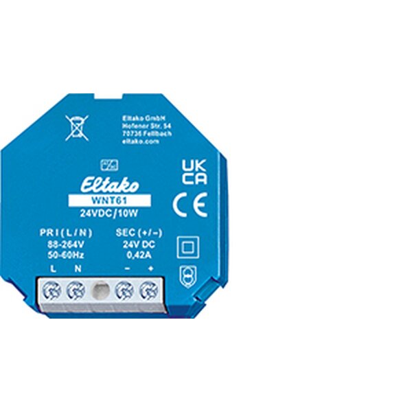 Eltako Weitbereichs-Schaltnetzteil WNT61-24VDC/10W