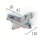 Eutrac X-Verbinder LB24 m.Einspeisung silber