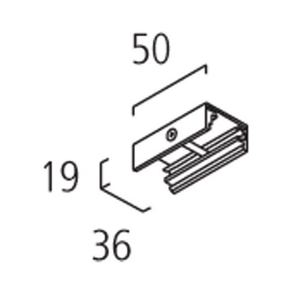 Eutrac Deckenclip LB24 verkehrsweiß
