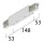 Eutrac I-Verbinder LB24 3~ Onetrack weiß