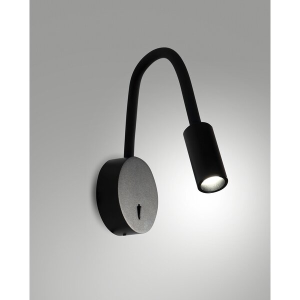 Fabas LED-Wandleuchte LB24 FLUX Schwanenhals 3,1W 249lm 3000k sw