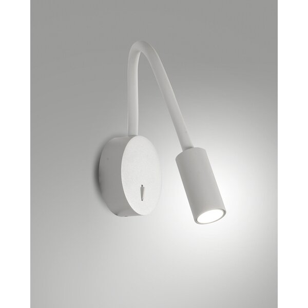 Fabas LED-Wandleuchte LB24 FLUX Schwanenhals 3,1W 249lm 2700K ws