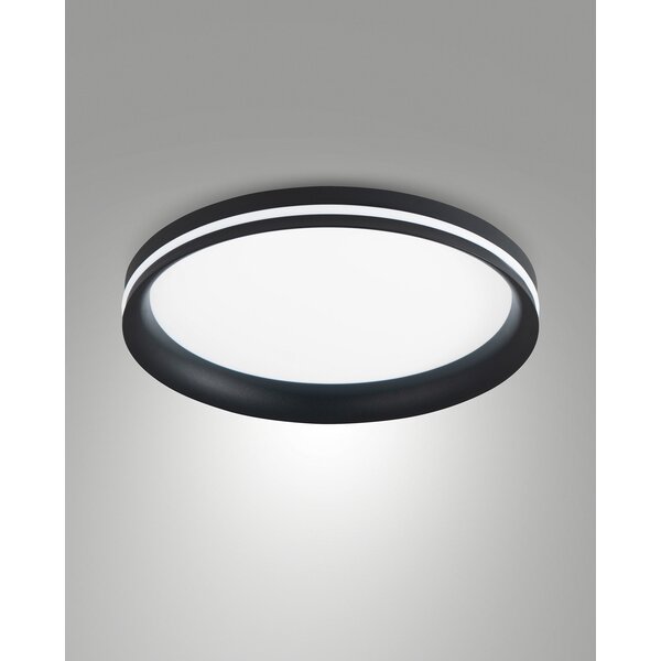 Fabas LED-Deckenleuchte LB24 ISY sw 42W 4000lm 2700-4000K dim D350