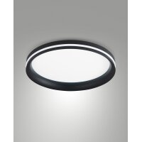 Fabas LED-Deckenleuchte LB24 ISY sw 42W 4000lm 2700-4000K...