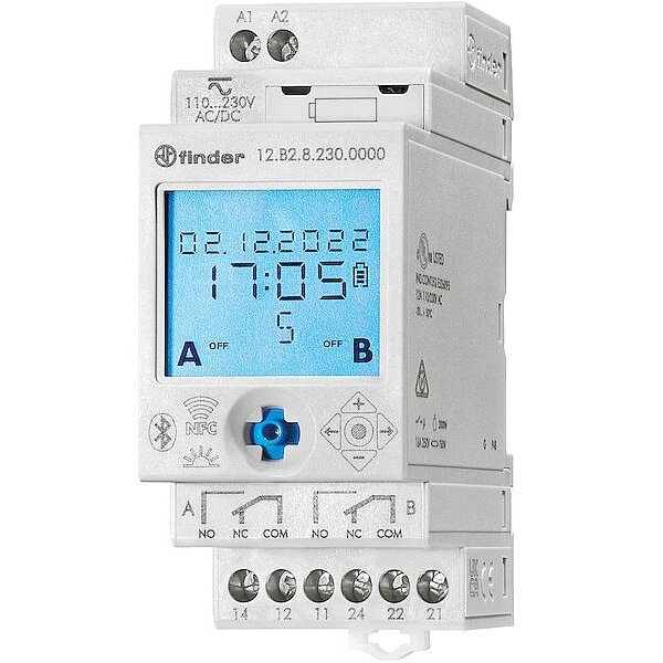 Finder Jahreszeitschaltuhr Astro 2 Wechsler 16 A für 230 V AC