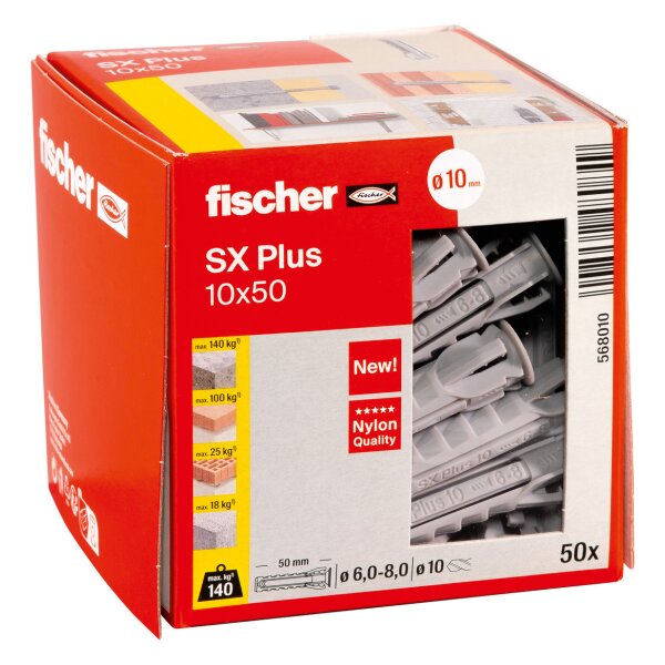 Fischer Kunststoffdübel SX Plus 10x50