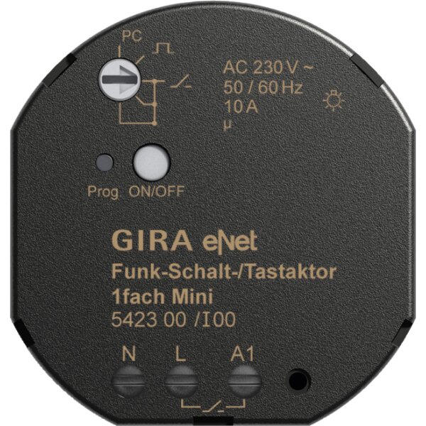 Gira Funk-Schalt-/Tastaktor 542300 eNet Mini 1fach