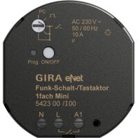 Gira Funk-Schalt-/Tastaktor 542300 eNet Mini 1fach