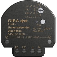 Gira Funk-Universalsender 545300 eNet Mini 2fach
