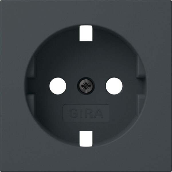 Gira Abdeckung 492028 SCHUKO-SDO Sys55 anthr