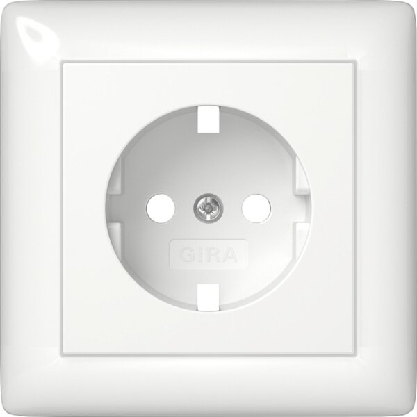 Gira Abdeckung 492903 SCHUKO-SDO Vollpl.Sys55 rws