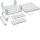 Hager Kabelanschlusskasten U84LE IP54 SK11 324x307x149mm