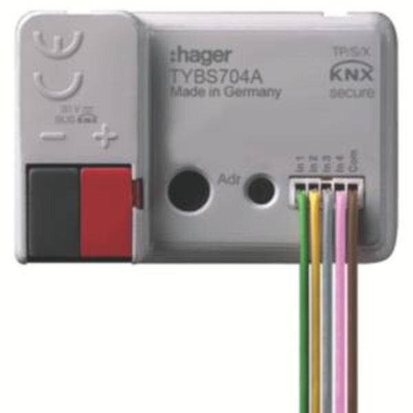 Hager Binäreingang TYBS704A 4fach UP KNX