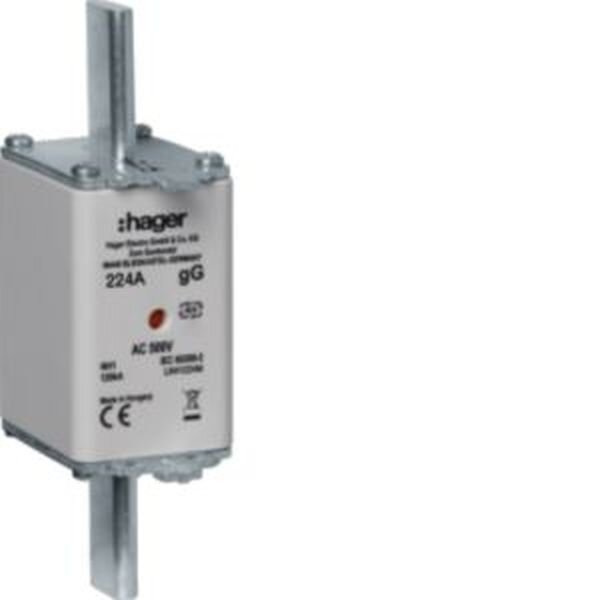 Hager NH-Sicherungseinsatz LNH1224M NH1 gG 500V 224A K-Melder
