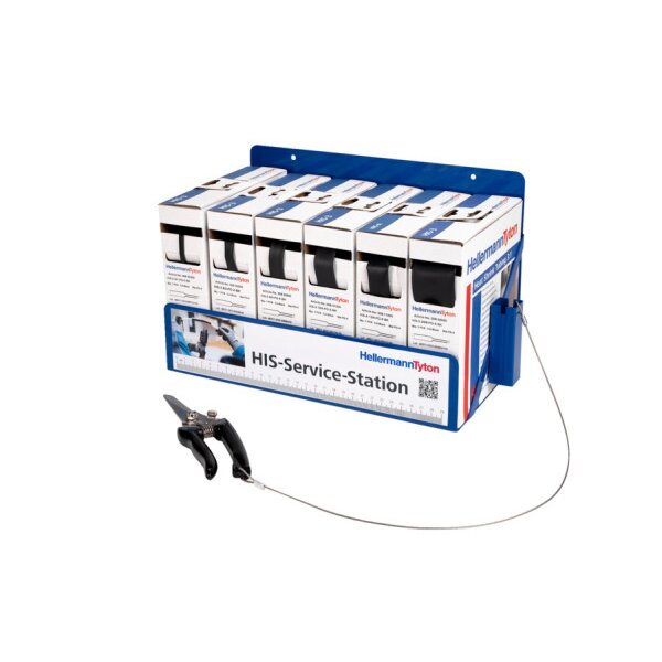 Hellermann Schrumpfpaket HIS-Rack 3:1 bestückt mit HIS-3