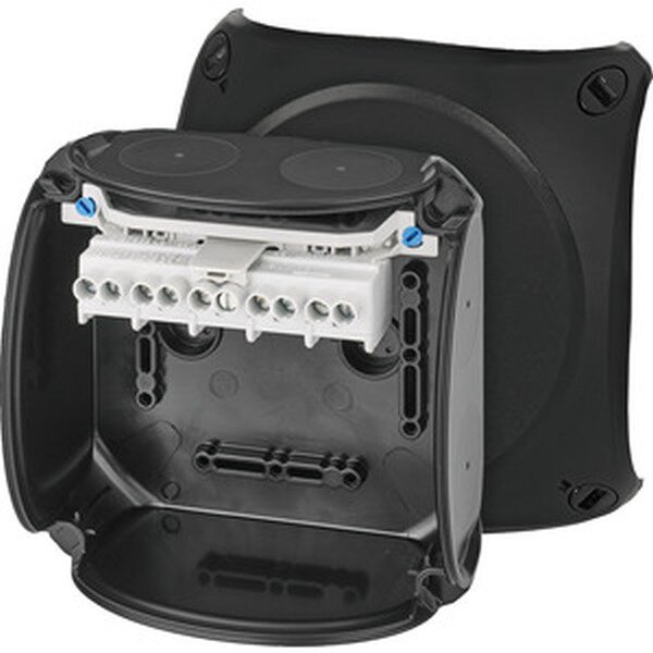 Hensel Kabelabzweigkasten 1,5-6qmm 5polig schwarz Ex-Zone 2 und 22