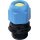 Wiska EX Kunststoffkabelverschraubung ESKE/1-i 50 M50x1,5 IP68 RAL9005 RAL5012