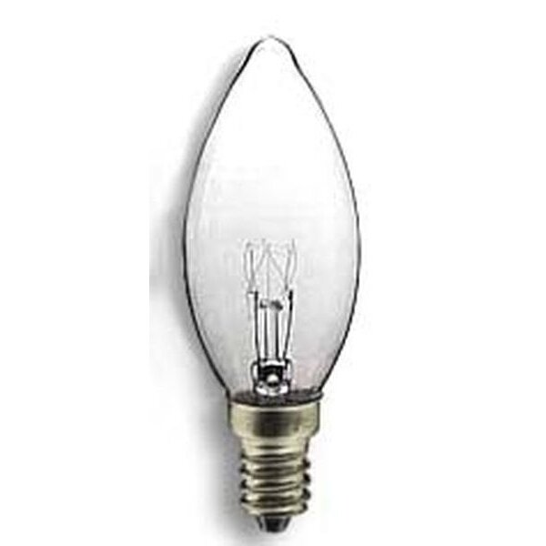 ILLI Kerzenlampe klar 230-240V 25W E14