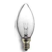 ILLI Kerzenlampe klar 230-240V 25W E14