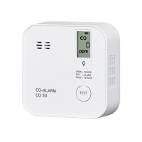 Indexa Kohlenmonoxidmelder CO50 mit Langzeitbatterie 10J