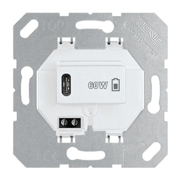 Jung USB-Ladegerät USBPD60CWW