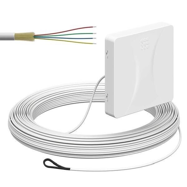 Kaiser Teilnehmeranschluss Gf-TA AP 4xF LC/APC DX L:30m Zul. innen