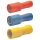 Klauke Rundsteckhülse D: 4mm 0,5-1qmm PVC VZ vollisoliert