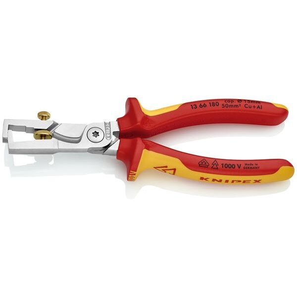 Knipex Abisolier-Kabelschere 13 66 180