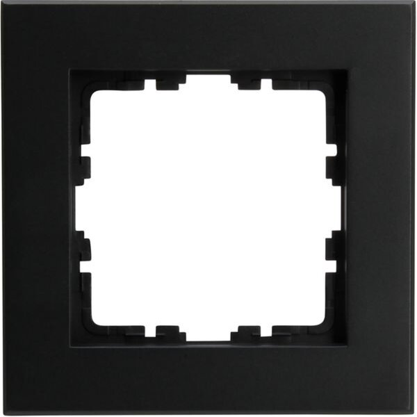 Kopp Abdeckrahmen HK07 PURE 1-fach schwarz matt