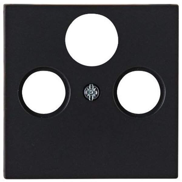 Kopp Antennenabdeckung HK07 TV/RF/SAT schwarz matt