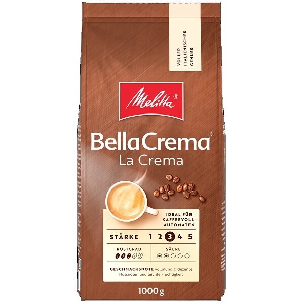 Melitta Kaffeebohnen BellaCrema LaCrema 1000g