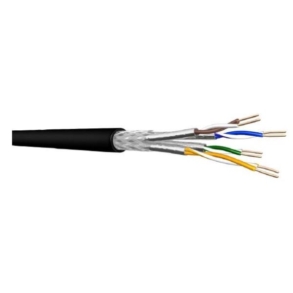 Draka Datenkabel Cat7 1000MHz GreenConnect 4P23 S/FTP PE schw. TR500