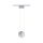 Paulmann LED-Pendelleuchte LB24 ALEJANDRO 1PH 10W 1000lm 3000K Chr matt