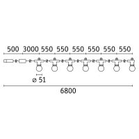 Paulmann LED-Lichterkette LB24 Outd P&S IP44 7x5lm