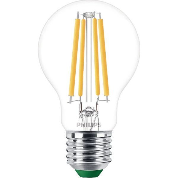 Philips LED-Leuchtmittel MAS LEDBulbND4-60W E27 827 A60 CL G UE